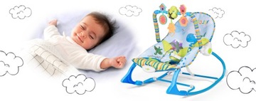ДЕТСКОЕ ВЕДРО, КАЧАЛКА, ЛЮЛЬКА, ВИБРАЦИИ, МУЗЫКА 3в1 RICOKIDS