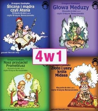4w1 MITY GRECKIE DLA DZIECI - Audiobook CD