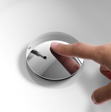 WASHBAND SIPHON с белой пробкой, щелкните Rea Clak Universal Decorative 27,5 см