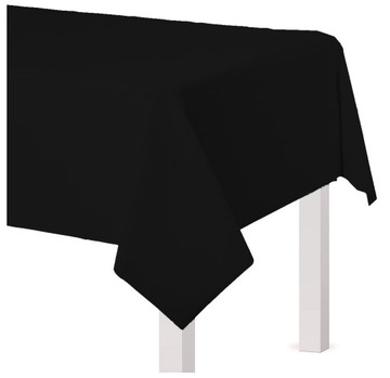 obrus 140 obrus CZARNY stół 140x240cm
