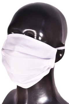 MASK хлопковая маска STREET резиновая _ ONE WHITE