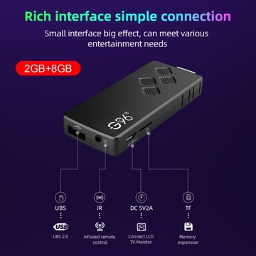 ТВ-приставка Android 13, двухдиапазонная телеприставка 4K, Bluetooth-плеер, голосовая ТВ-приставка