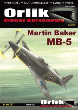 Orlik 097 Samolot myśliwski Martin Baker MB-5 1:33