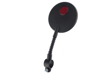 ВЕЛОСИПЕДНОЕ ЗЕРКАЛО. КРУГЛЫЙ ПЛАСТИК. МАЛЕНЬКИЙ С ОТРАЖЕНИЕМ