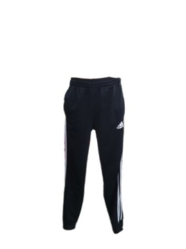 Spodnie męskie adidas Tapered Elasticcuff 3 Stripes Pant czarne S X1C92