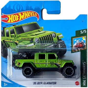 Auto Mattel Hot Wheels '20 Jeep Gladiator zielone