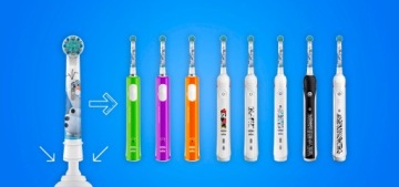 2 насадки Oral-B для детей — Анна и Эльза ЗАМОРОЖЕННЫЕ