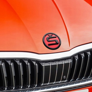 2 шт. Эмблема автомобиля Skoda 80 мм 90 мм