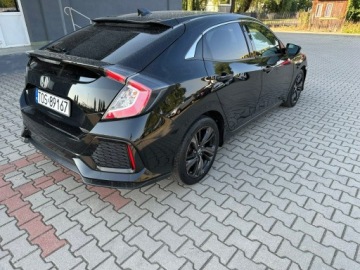 Honda Civic X Hatchback 5d 1.0 VTEC Turbo 129KM 2017 Honda Civic 1.0Vtec, Stan Idealny,NAVI,Klimatronic, zdjęcie 7