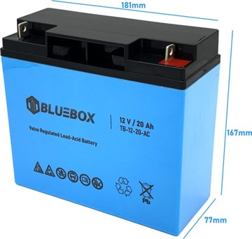 Необслуживаемый аккумулятор ALARM UPS TOYS 12В 20Ач