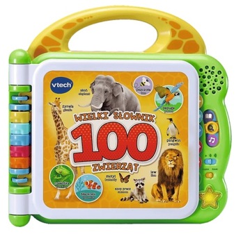 VTECH EDUKACYJNA KSIĄŻKA WIELKI SŁOWNIK ZWIERZĄT