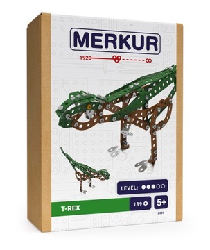 Merkur Zestaw Dinozaur Tyranozaur Rex T-Rex 189 elementy 8098