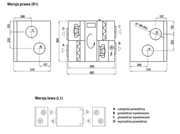 РЕКУПЕРАТОР ТЕПЛА ДОМЕКТ Р 400 Н