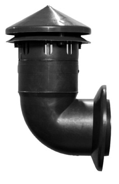 ВЕНТИЛЯТОР FI110 С КОЛЕНОМ И РОЗЕТКОЙ DAKAJ BROWN