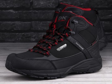 Buty Zimowe DK Predator 1751-F BLK/RED M Wodoodporne Ocieplane SOFTSHELL