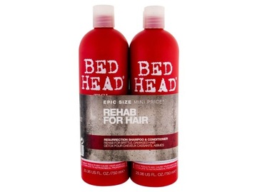 Tigi Bed Head Duo Kit Resurrection Szampon do włosów 750 ml + 750 ml Odżywk