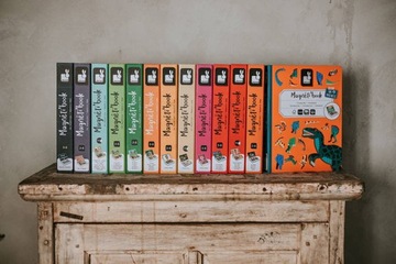 JANOD MAGNETIC PUZZLE Веселые рожицы ДЕВОЧКА 3+ Магнитикнига