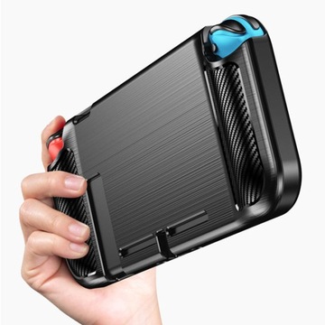 Чехол для Nintendo Switch OLED, чехол, карбоновый рисунок