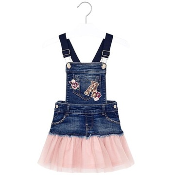 Spódnica ogrodniczka jeans tiul Mayoral 4913 r. 98