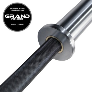 Powerlifting Bar BLACK GRAND