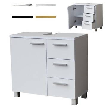 Szafka łazienkowa pod umywalkę na nóżkach 810