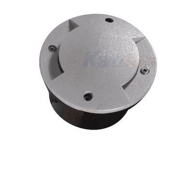 Oprawa dogruntowa ROGER DL-2LED6 okrągła szara