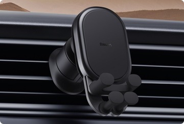 СТАБИЛЬНЫЙ АВТОМОБИЛЬНЫЙ ДЕРЖАТЕЛЬ BASEUS GRAVITY ДЛЯ ТЕЛЕФОНА НА РЕШЕТКУ АВТОМОБИЛЯ