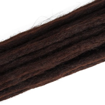 Синтетические дреды с двойными прядями волос Dsoar, 50 см, привезены из Польши.