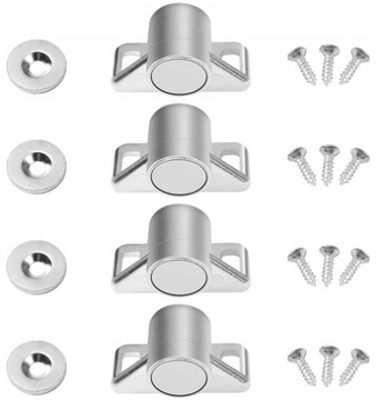 ZATRZASK MAGNETYCZNY DO SZAFEK NEODYMOWY MAGNES 4 szt.