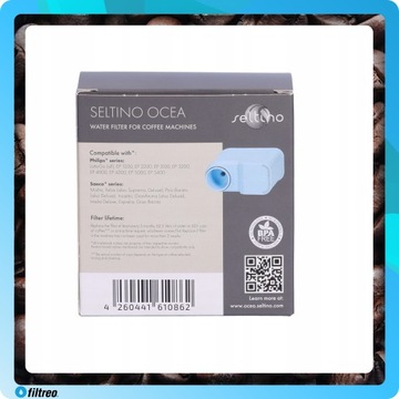 4x фильтра для кофемашины Saeco Philips Latte Go Lattego, замена Seltino Ocea