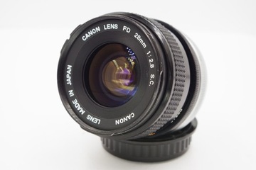 CANON LENS FD 28mm 1:2.8 S.C. Stan Rewelacja