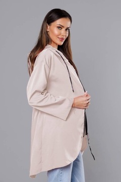 РЕБРИСТЫЙ КАПОТ B8117 БЕЖЕВЫЙ XS (34)