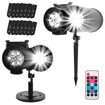 Светодиодный проектор для рождественского домика волны + 12 слайдов