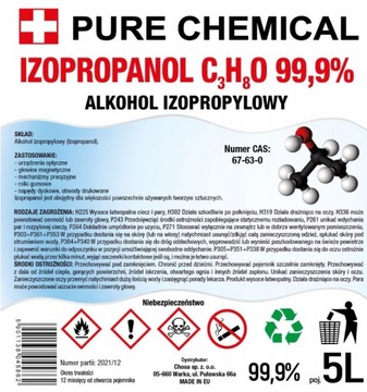 ISOPROPANOL DEGREATER IPA 99,9% 5л обезжиривание + распылитель