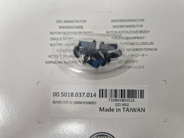 SRAM CenterLine Закругленный тормозной диск диаметром 180 мм.