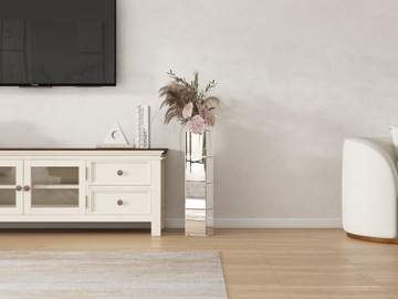 Высокая ваза с зеркалом 70 см