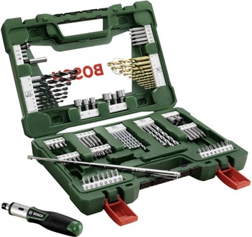 Bosch 91 szt zestaw osprzętu wiertła bity V-line