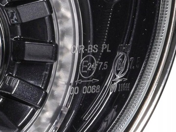 REFLEKTOR MOTOCYKLOWY LED UNIWERSALNY HOMOLOGACJA