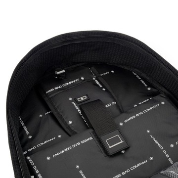 PLECAK B2S BIZNESOWY SZKOLNY 34l SWISSBAGS z kieszenią na laptopa 15,6