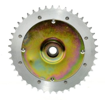 Zębatka napędowa tył WSK 125 B1 stary typ kpl z zabierakiem dwuramówka