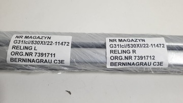 STŘEŠNÍ NOSIČ STŘEŠNÍ KOMPLET BMW G31 SATIN