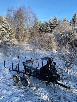 Przyczepa leśna do zrywki drewna HYDMAX H706 V4800