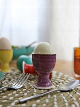 Подставка для яиц MPLCo Rainbow, керамика, 6 шт., ЦВЕТНЫЕ