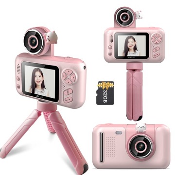 1080P Dziecięcy aparat cyfrowy Mini kamera wideo