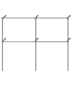 REGAŁ NA ODZIEŻ DO ŚCIANY 3x2m SKLEPOWY GARDEROBY
