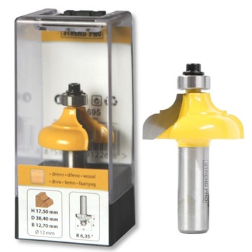 FREZ DO DREWNA PODWÓJNIE ZAOKRĄGLĄJĄCY 12mm