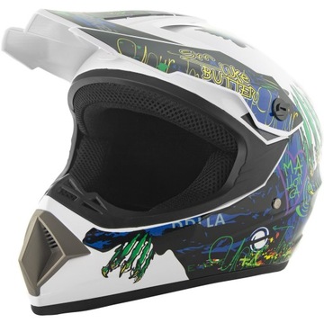 LEKKI CROSSOWY KASK NA ENDURO QUAD ATV CROSS S