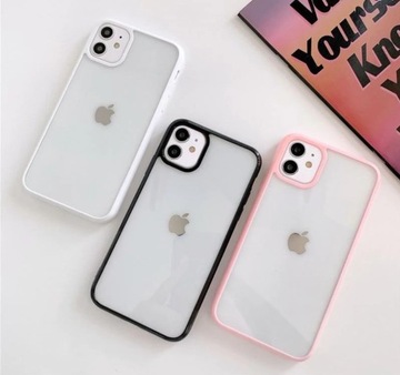 Przeźroczyste etui do iPhone 12 mini ramka case