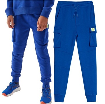 SPODNIE DZIECIĘCE CARGO 4F TTROM415 JOGGERY 140