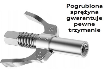 SZYBKOZŁĄCZKA SMAROWNICY DO KALAMITEK 10000 PSI HD BEZ WĘŻYKA STAL NIERDZEW